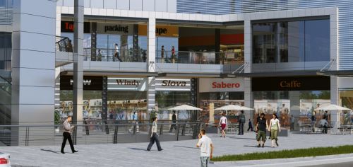 הדמייה מרכז מסחרי של לוינשטיין בכפר סבא קרדיט הדמי ברעלי לויצקי כסיף אדר lev9913b