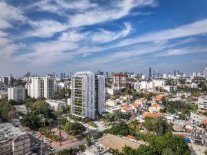 הדמיה של פרויקט ההתחדשות במתחם בניהו שלם ברמת גן הדמיה Masa architecture