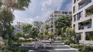 הדמיה פרויקט מתחם הראל מבשרת ציון קסם הדמיות